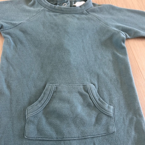 Kate Quinn Blue Footies One Piece Soft Knit - Picture 2 of 5